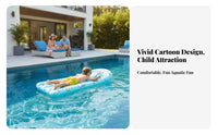 Easy to Inflate Kids Inflatable Surfboard Child Safe Inflatable Body Board Portable for Beginners, Beach
