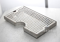 跨境U型滴酒盘接酒盘接水盘不锈钢304配酒柱Beer Drip Tray