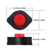 4 Pieces Vibration-Damping Pad Long-Lasting Shock Absorbing Feet High Density