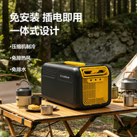 Portable Air Conditioner for Camping, Heating and Cooling, No Drainage, US Plug