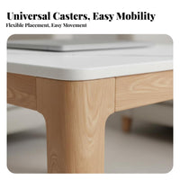2 Pieces Nesting Table Set Sintered St Single Top Living Room Furniture Space Saving Sturdy Construction for Apartment Dwellers