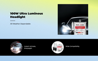 Xenon Headlight Bulb, Ultra Bright, Universal, Polar White