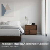 Minimalist Nightstand Modern Design Bedside Table With Drawers for Home, Hallway