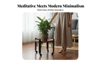 Wheeled Plant stand Easy to Move Wheeled Pot stand substantial Duty for Living Room