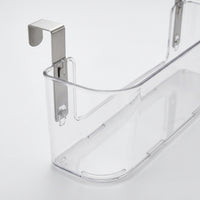 Kitchen Towel Rail and Hanging Rack for Over the Door Storage, Acrylic for Small Spaces and Students, Versatile Cupboard Hooks