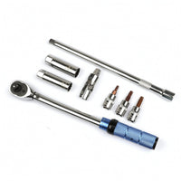 8 Pieces Tension Wrench with Storage Cases Reversible Tension Wrench Set Non-Slip Tool for Mechanics, Hobbyists, Garage