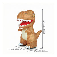 Inflatable Dinosaur with Wireless Controller Control Musical Wireless Controller Control Dinosaur Toy Foldable Compact