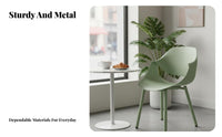 Molded Shell Armchair Modern Design Reception Chair Long-Lasting for Patio