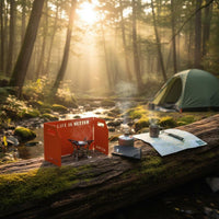 Folding Cooker Windscreen Windproof Camping Cooker Windscreen Lightweight & Compact Outdoor Burner Windshield for Campers, Backpackers, Backpacking