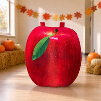 Glossy Red Apple Costume Printed Apple-Shaped Costume Padded