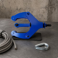 Wire Rope Crimping Tool Cast Wire Rope Tensioner Wrench Operated Ferrule Crimping Device