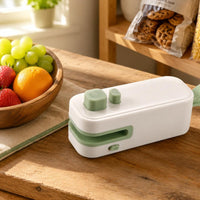 Mini Snack Bag Sealer 2 in 1 Household Tool Compact for Travel