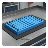 Milling Organizer Easy to Find CNC Tool Holder Rack Sturdy Plastic