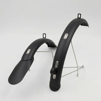 Curved Folding Bike Mudguard Set Complete Front and Rear Cycle Fenders Compact Front and Rear Mudguards Long-Lasting for Commuters