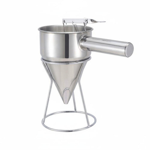 Stainless Steel Batter Dispenser Sturdy Stainless Steel Batter Funnel