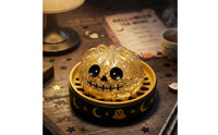 5 Pieces Stretchy Ghost Dumpling Squishy Glossy Press Toy with Tray Fidget Ghost Squishy Sensory for Party Favors
