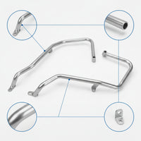 Motorcycle Crash Guards Direct Fit Motorcycle Engine Guards Damage Reducing Frame Sliders for Commuters