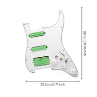 Coil Split Switch Standard Design Loaded Pickguard Pre-Wired SSH Prewired Pickguard Assembly for DIY Builders, Guitarists