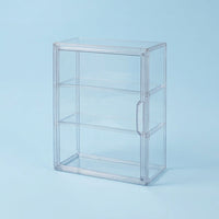 Display Cabinets with Clear Flip Lid, Shelf for Home Organization, Cases for Collectibles and Golf Ball Case