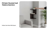 Tiered Fan-Shaped Shelf Multi-Tier Design Wall-Mounted Rack Easy to Install