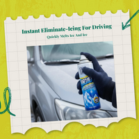 Fast-Acting Deicing Spray for Car Glass, Multipurpose