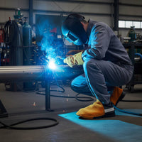 Metalworking Shoe Covers Ember-Proof Proof Welders Foot Guards Anti-Scald