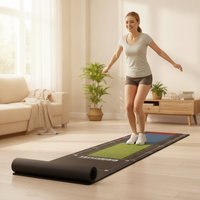 Standing Long Jump Test Mat for Home and School Training, Non-Slip Indoor Floor Marker