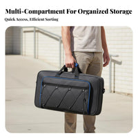 DJ Controller Bag Shoulder Strap and Handle DJ Controller Travel Bag Large Capacity for Traveling DJs, Gigs