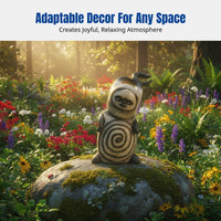Creative Resin Elf Decor, Long-Horned Doll Sculpture, Desktop Garden Accent