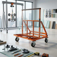 Foldable Flatbed Cart Space Saving Surface Hand Truck Commercial Use Folding Cart