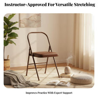 Therapeutic Practice Chair Heavy Duty Stretching and Flexibility Inversion Chair Sturdy Construction Fitness Equipment for Beginners, Seniors