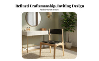 Upholstered Makeup Seat Premium Design Hornsupport Chair Comfortable paddinging Easy to Clean for Homeowners, Entryway