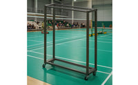 Badmintons Racket Rack Metal Badmintons Racket Stand Freestanding Sports Organizer for Schools