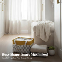 foldable textile container Large Capacity Clothes Hamper Freestanding for Dorm Room