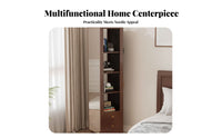 360-Degree Rotation Rotating Mirrored Storage unit Space-Saving Rotating Organizer unit Multifunctional Standing Mirror Adjustable Shelf for Apartment Dwellers, Students, property owners, Bedroom, Entryway, Living Room