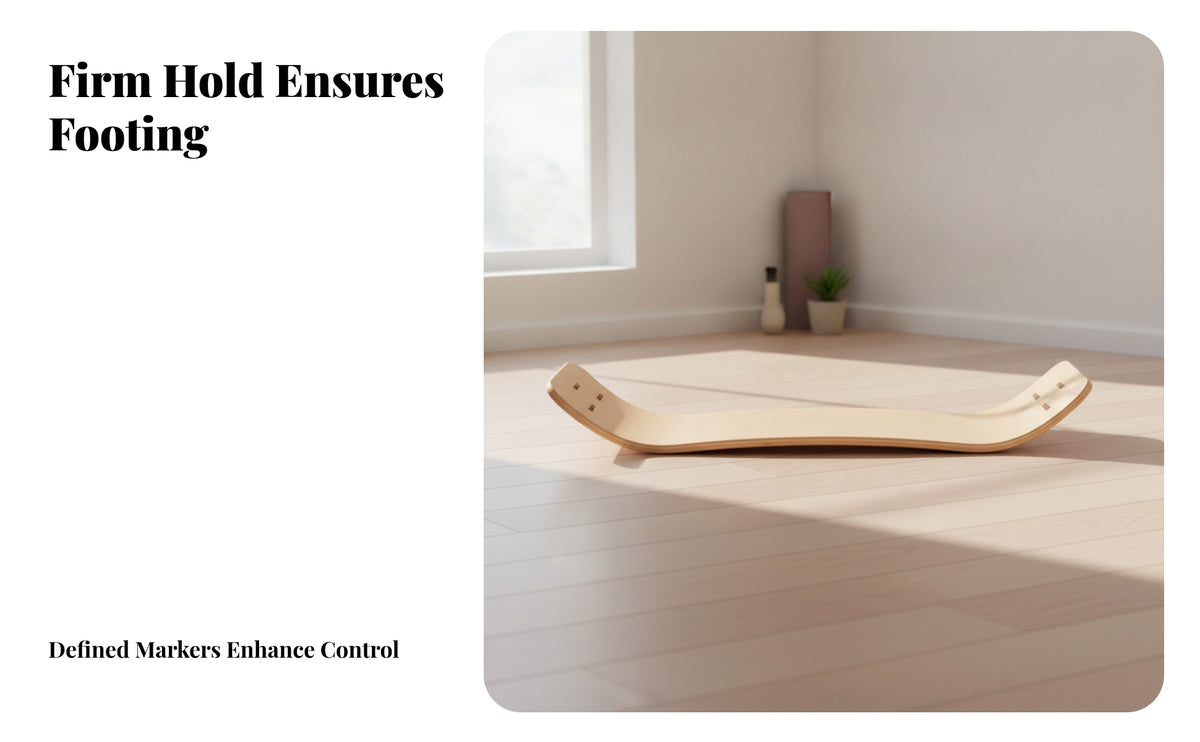 Posture Improvement Wooden Wobble Board
