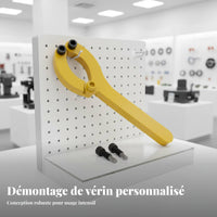 Two Jaw Pin Spanner Heavy Duty Hydraulic Cylinder Spanner Wrench for Technicians