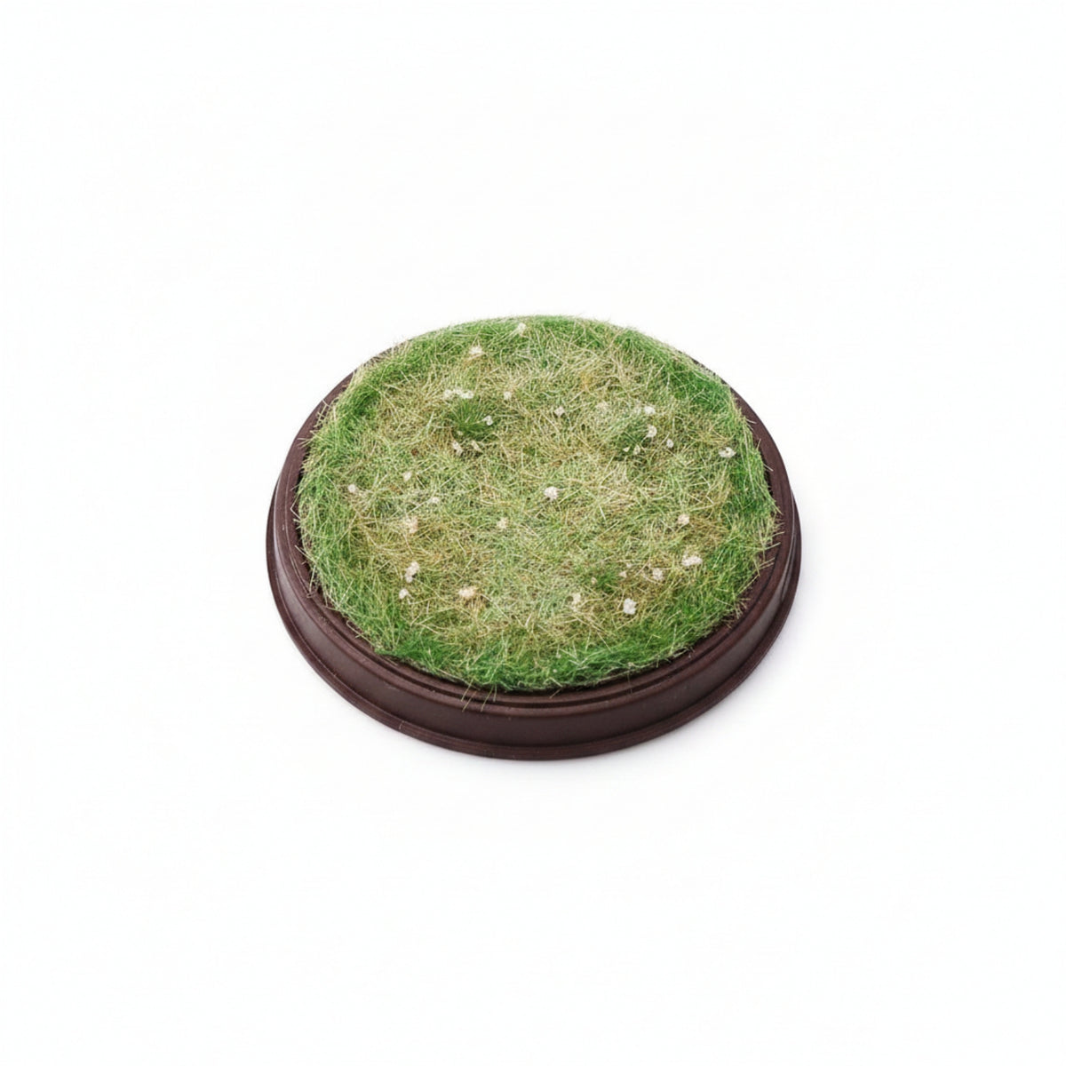 Grassland Diorama Base Brown Round Display Platform No Painting Needed