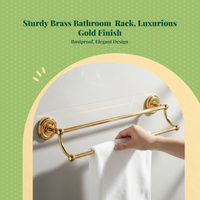 Rustproof brass towel rack, wall mount
