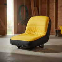 Lawn Mower Seat Cover Elastic Hem Tractor Seat Cover Vehicle Accessory Sturdy Duty Storage Pockets for Landscapers, Farm