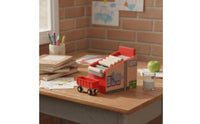 Loading Machine Wooden Toy with Wagon Compatible Railway Accessory for Kids, Young Children, Playroom