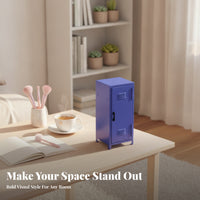 Small Locker Cabinet Lockable Money Box Cabinet Short Legs Vented