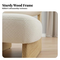Japanese and aesthetic Wooden Frame upholstery Sofa Nordic visual design Couch Minimalist Design Indoor Seating Space-Saving for Apartment Dwellers, homeowners, Adults, Living Room, book alcove, Bedroom, Sunroom