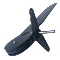 Kayak Accessory Black Plastic Rudder Blade High Quality Kayak Tail Rudder for Marine and Fishing Boats