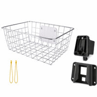 Bike Basket with Mounting Bracket Lightweight for Folding Bikes