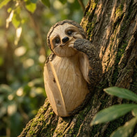 Sloth Tree Statue Outdoor Sloth Tree Garden Ornament Realistic for Patio