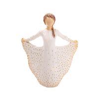 New Skirt Girl European Style Ornament Romantic Christmas Birthday Gift Living Room Decoration Resin Craft