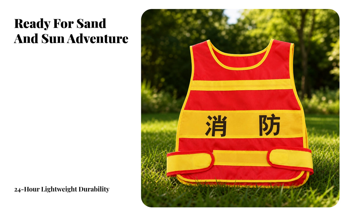 Bright Firefighter Costume Vest
