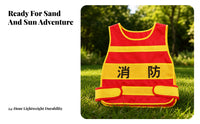 Bright Firefighter Costume Vest