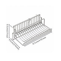 Wire Rack with Hooks Space-Saving Sponge Holder with Hook Compact for Rv Kitchen